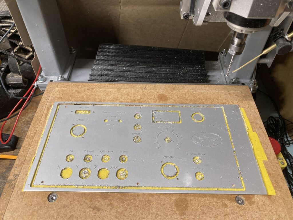 Control panel cutting