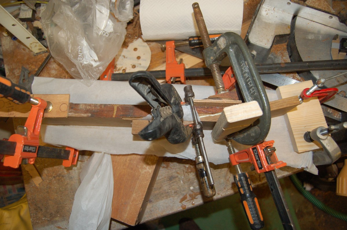 gluing scarf joint