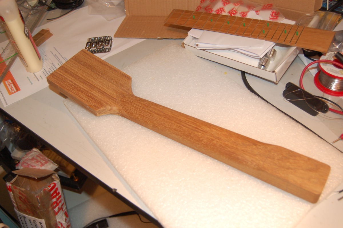 neck after shaping