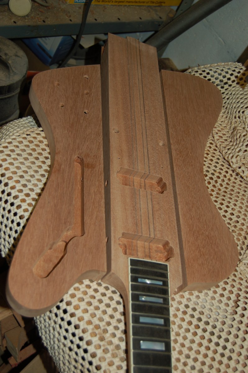 body and neck ready for gluing
