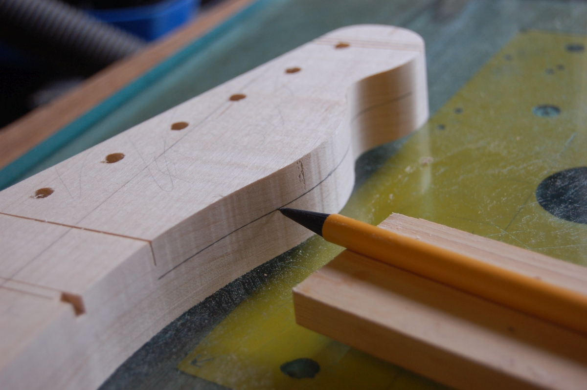 marking headstock thickness