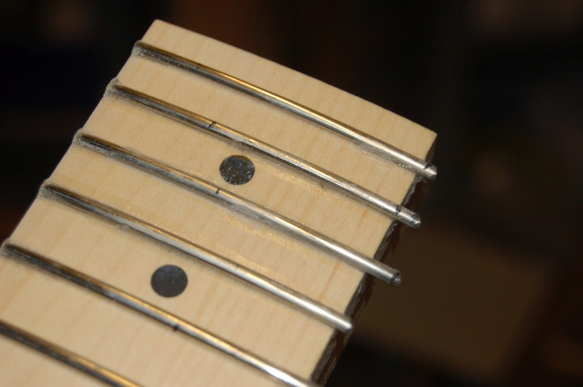 glue all over frets :(